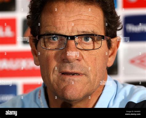 England manager fabio capello press conference wembley stadium hi-res stock photography and ...