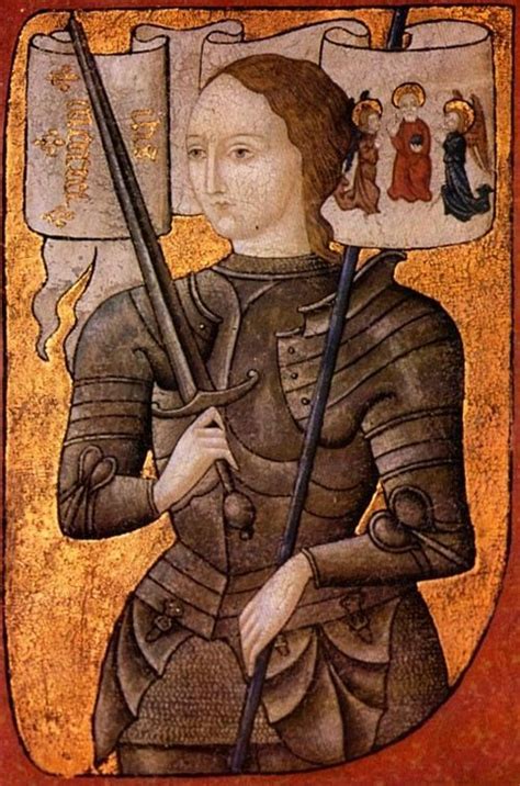Joan of Arc felt comfortable holding a sword and being a leader during a time in history when ...