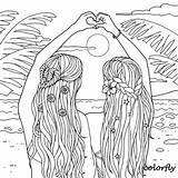Best Friend Coloring Pages For Kids  Image Coloriage Dessin sketch template