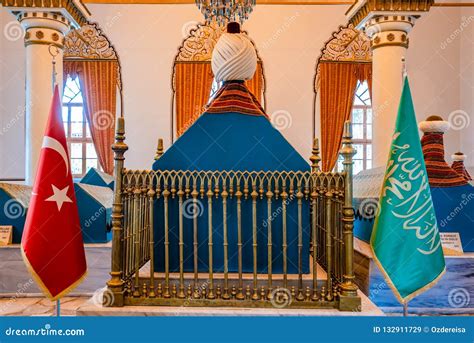 Orhan Gazi Tomb,mausoleum in Bursa, Turkey Editorial Stock Image - Image of interior, turkey ...