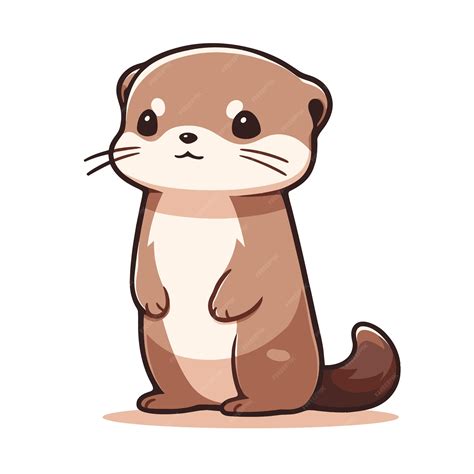 Premium Vector | Cute Baby Otter cartoon