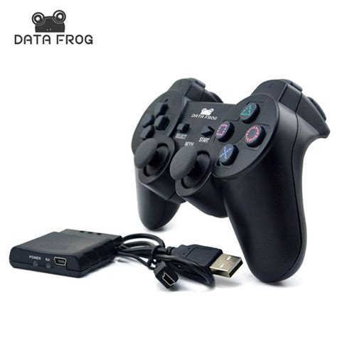 Bluetooth 2.4GHz Wireless Gamepads Controller with Handle Receiver for Sony Playstation PS2 for ...