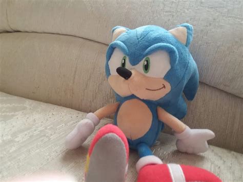 I've FINNALY got the Sanei Sonic plush. | Sonic the Hedgehog! Amino