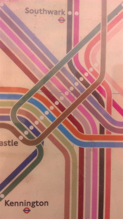 Transit Maps: Detail – Elephant & Castle, London Bus Map