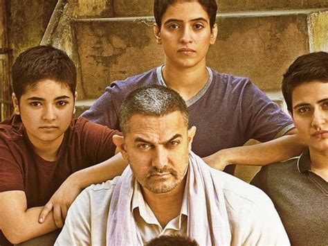 Dangal poster: Aamir Khan and his gutsy daughters are ready for the ...