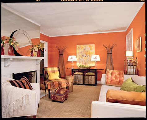 99 Captivating Orange Paint Colors For Living Room For Every Budget