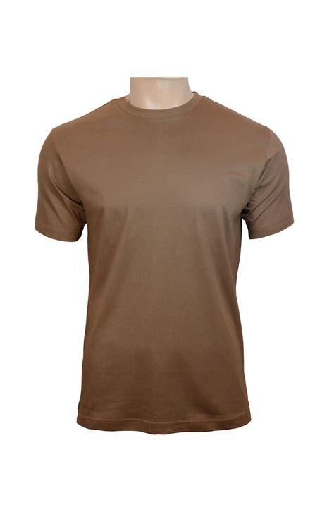 US Style BDU T-Shirt - Plain Brown 100% Cotton Army Military Top All Sizes New | eBay