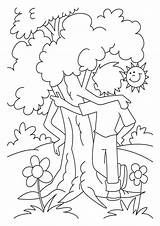Free & Easy To Print Tree Coloring Pages  Tulamama sketch template