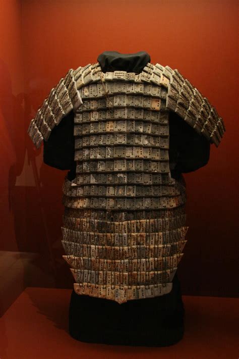 Chinese Scale Armor Stone armour excavated from | Armor | Chinese armor ...