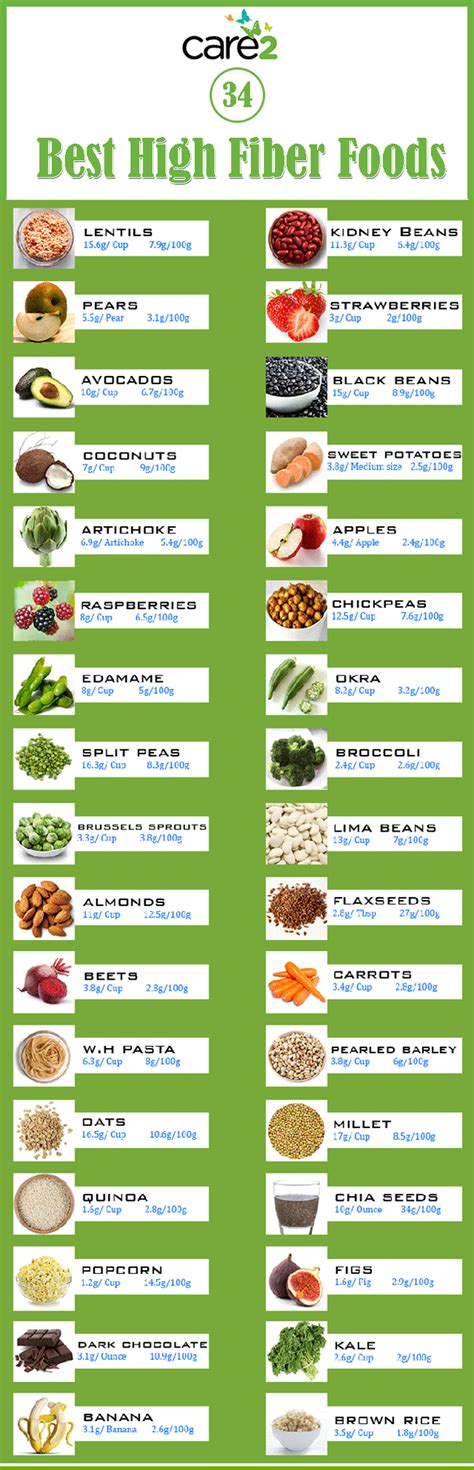 34 Best High Fiber Foods | Care2 Healthy Living