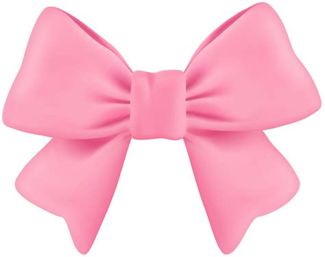 Pink bow png transparent clipart