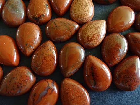 18x13mm Natural Red Jasper Gemstone Cabochon Teardrop - Etsy