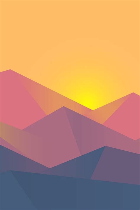 🔥 Free download Download wallpaper 800x1200 minimalism geometric landscape [800x1200] for your ...