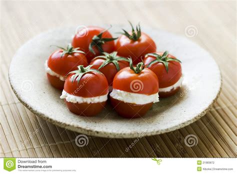 Tomato and cheese stock photo. Image of cherry, dairy - 21983872