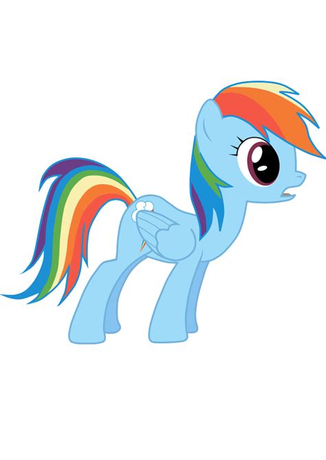 Rainbow Dash Excited by Sazlo on DeviantArt