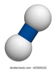 Hydrogen Gas H2 Molecule 3d Rendering Stock Illustration 423505252 | Shutterstock