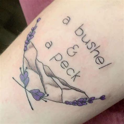 a bushel and a peck tattoo - Google Search | Tattoos, Future tattoos, Tattoos and piercings