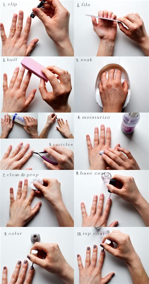 Steps to Follow for a Professional Salon Manicure | Manicure and ...