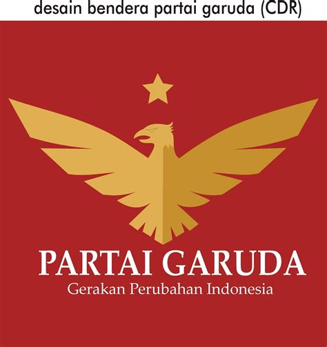 Download Desain Grafis Bendera Partai Garuda (.cdr) - Peserta Pemilu 2019 - Desain Grafis ...