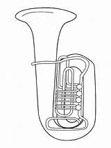Trombone Drawing At GetDrawings  Free Download sketch template