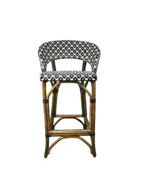 FRENCH BISTRO BAR STOOL, HK-26, Dim: 19 1/2" wide, custom seat heights available in 1" in ...