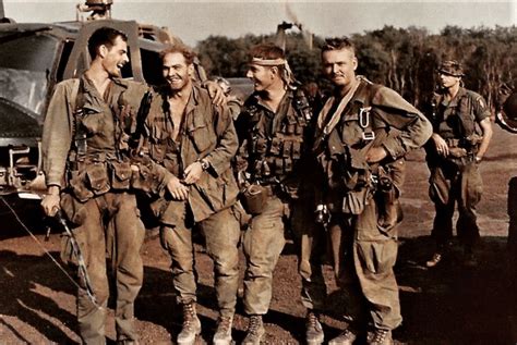 MAC-V SOG Recon Team members during the Vietnam War. On the far left is ...