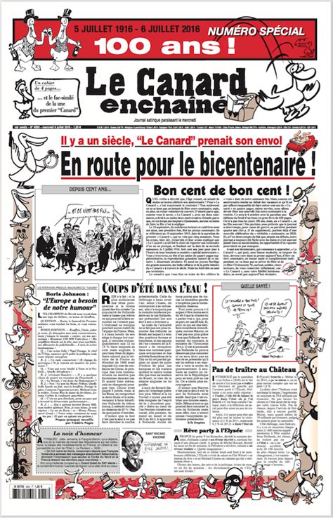 Bado, le blog: Le Canard enchaîné a 100 ans