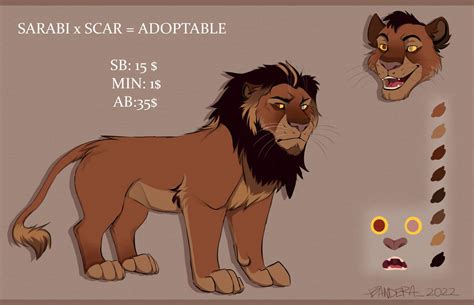 Sarabi x Scar =ADOPT [CLOSED] by BANDERRA on DeviantArt