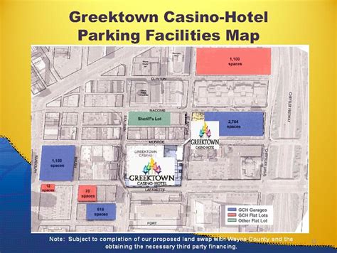 Greektown Casino - Hotel Parking Facilities Map 13 Note: Subject to ...