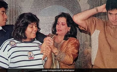 "We Have Come A Long Way": Ekta Kapoor Shares A Throwback Pic With Jeetendra, Shobha And Tusshar ...