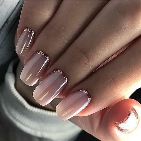 Light Colored Nails, Light Nails, Trendy Nails, Cute Nails, Nail Art ...