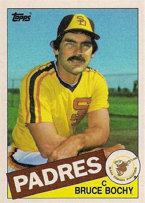 1985 Topps: #324 - Bruce Bochy