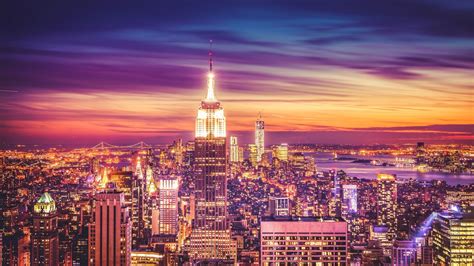 New York City Sunset Wallpapers - Top Free New York City Sunset ...