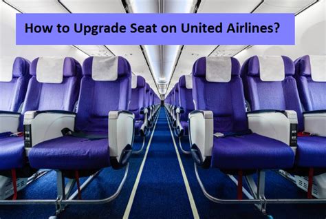 How to Upgrade my Seat on United Airlines? via Miles