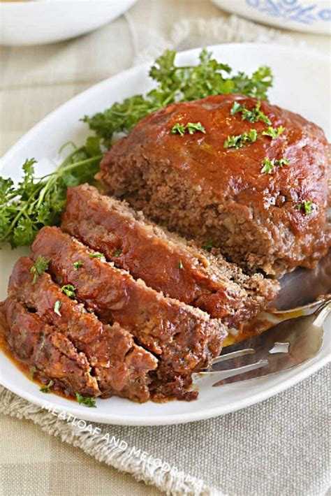Favorite Meatloaf Recipe with Tomato Sauce - Meatloaf and Melodrama