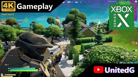 Fortnite Xbox Series X Gameplay 4K - YouTube