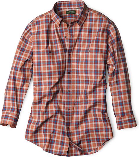 Orvis The Perfect Flannel Shirt - Regular at Amazon Men’s Clothing store