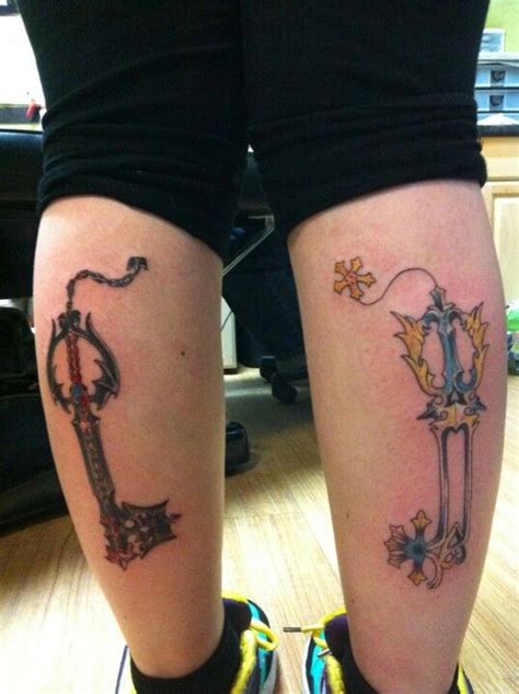 Kingdom Hearts keyblade tattoo: Oathkeeper and Oblivion Kingdom Hearts Tattoo, Kingdom Hearts ...