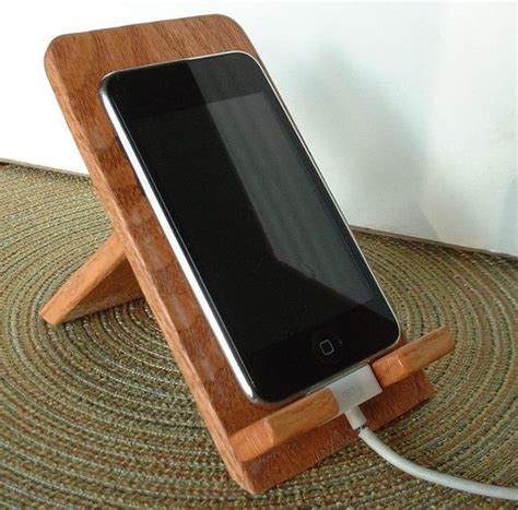 wooden box | Diy phone stand, Wooden phone holder, Diy phone holder