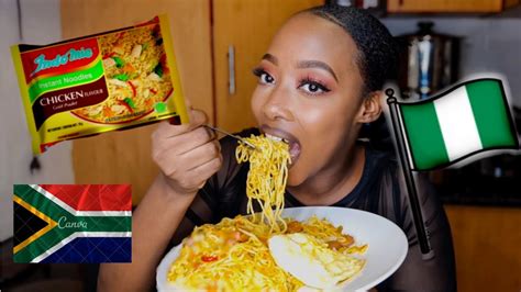 South African makes Spicy BBNaija Indomie || South African speaks ...