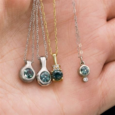 Handmade Fair Trade Montana Sapphire Necklaces