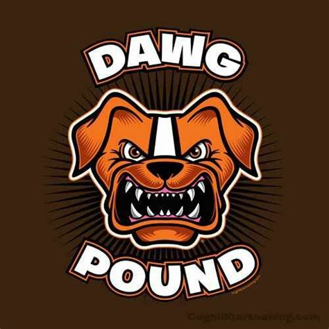 Da Dog Pound | Cleveland browns logo, Cleveland browns football, Browns fans