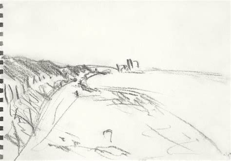 1990 - 'Sketch of Dutch beach', a pencil drawing of Dutch … | Flickr