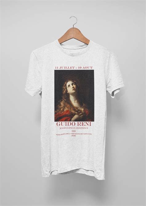 Magdalene In Penitence Guido Reni T shirt Premium Quality | Etsy