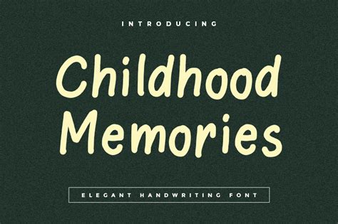 Childhood Memories Font - All Free Fonts