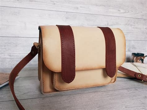 Leather Messenger Bag Women Leather Satchel Bag Crossbody - Etsy