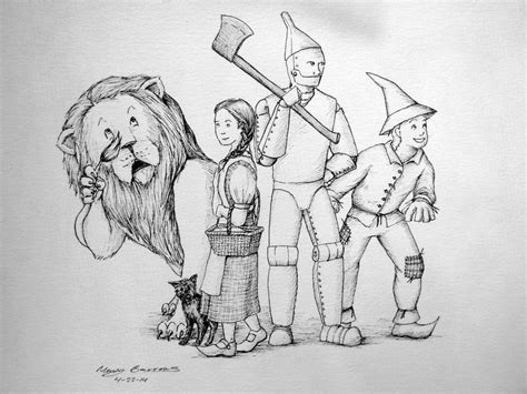 Wizard Of Oz Sketch at PaintingValley.com | Explore collection of Wizard Of Oz Sketch