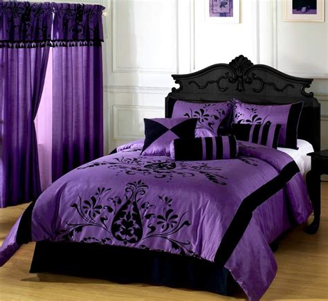 Bedroom:Captivating Gothic Bedrooms Purple And Black Media Design ...