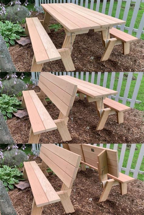 Picnic Table Park Bench Plans - Image to u