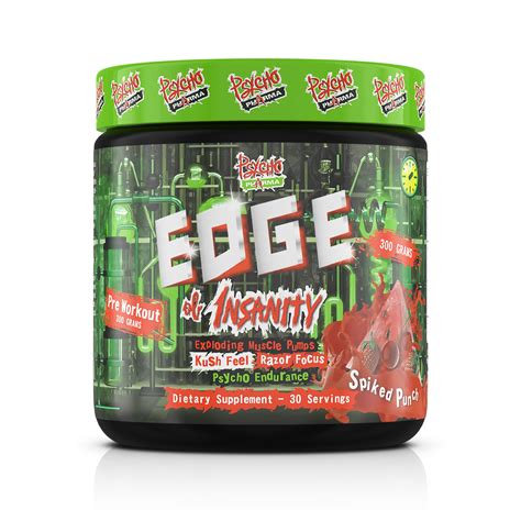 EDGE OF INSANITY pre-workout – BodyBeautifulApparel.com